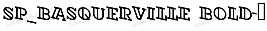SP_Basquerville Bold字体转换